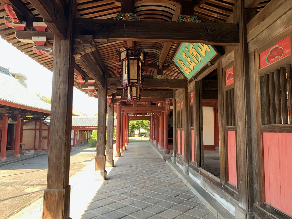 聖寿山崇福寺回廊