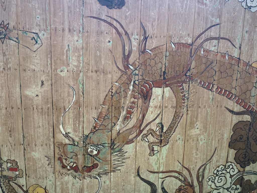 大蓮寺五百羅漢堂天井絵