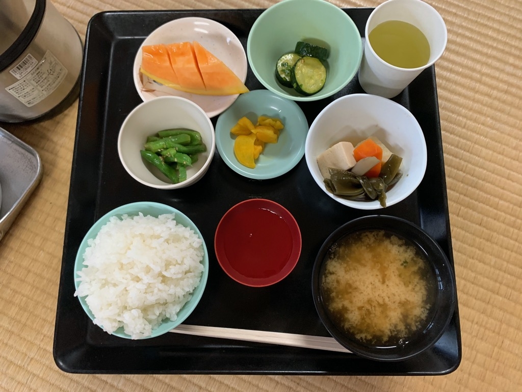 七面山敬慎院食事