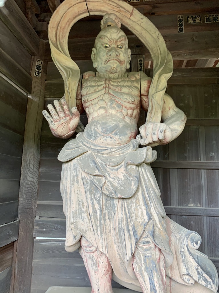柏尾山大善寺山門吽形