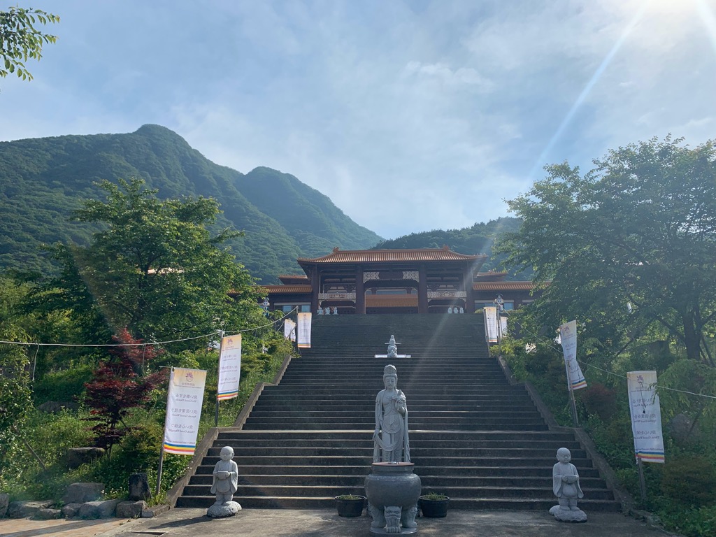 法水寺参道